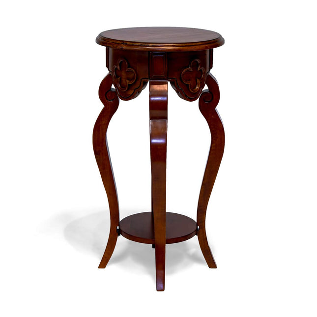 All Things Cedar Classic Accents HR315 Ornamental Plant Stand, Cherry