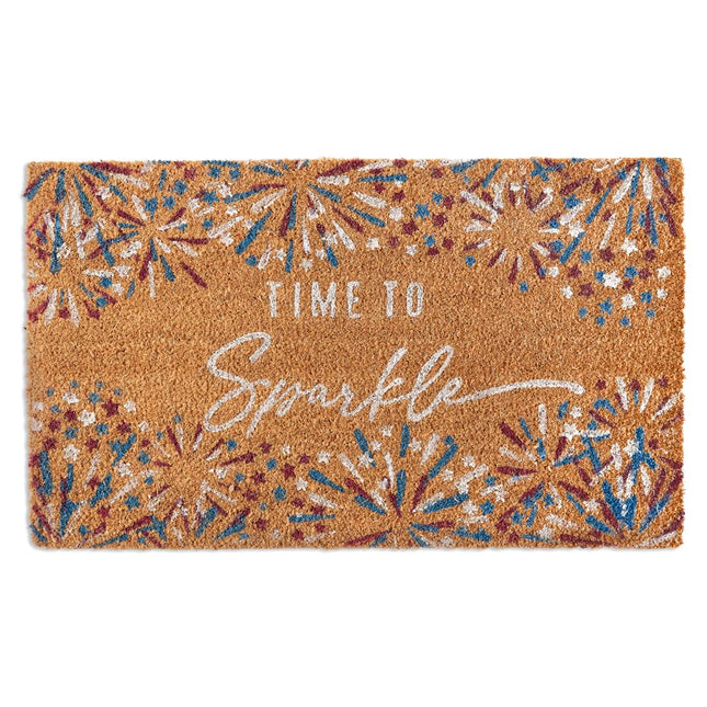 Colonial Tin Works 510466 Time to Sparkle Americana Doormat, 30-inch Width