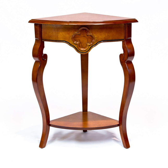 All Things Cedar Classic Accents HR119 Corner Table, Cherry