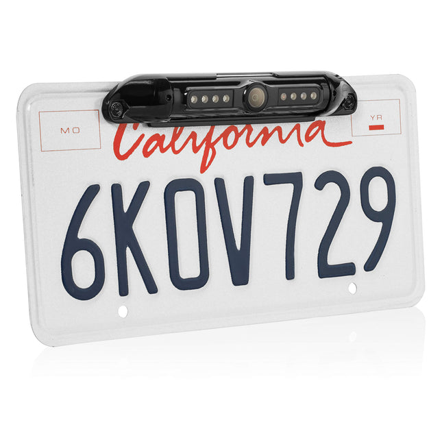 BOYO VISION VTL420CIR - Bar-Type License Plate Backup Camera with Night Vision and Parking Lines (Black)