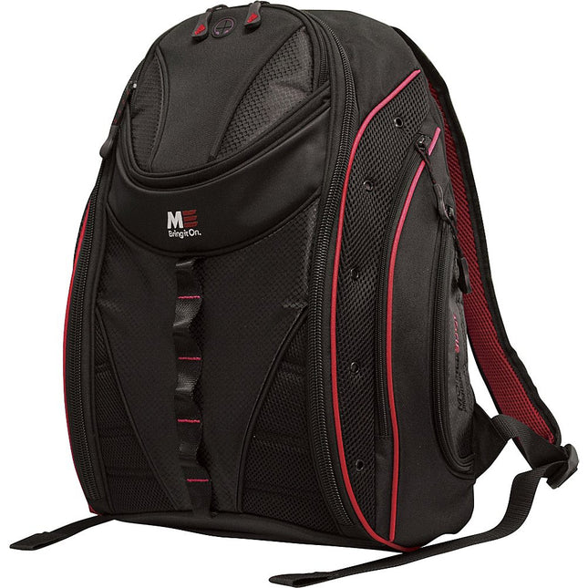 Mobile Edge MEBPE72 16  PC/17 MacBook Express 2.0 Backpack, Red, One Size