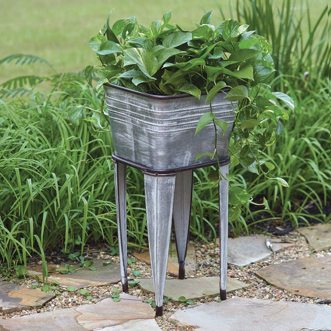 CTW Home Collection 790126 Single Wash Bin Planter, 25.5-inch Height