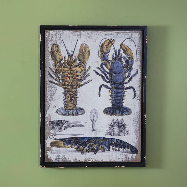 CTW Home Collection Scientific Blue Lobster Wall Decor 31-inch Height