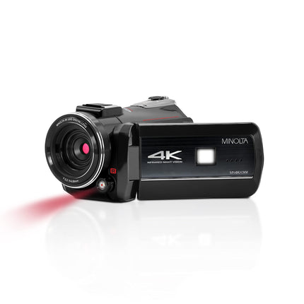 Minolta MN4K40NV 4K Ultra HD / 30 MP Night Vision Camcorder (Black)
