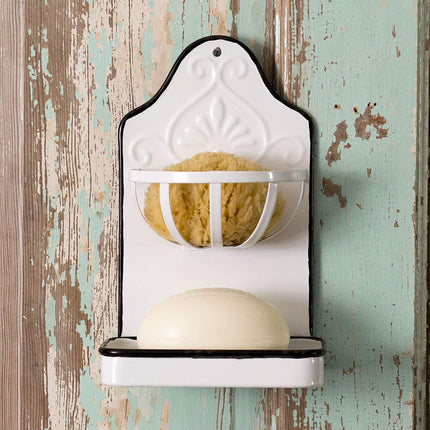 CTW Home Collection Metal Wall Soap and Sponge Holder (1)