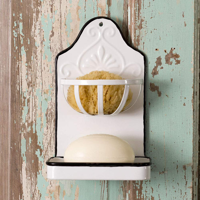 CTW Home Collection Metal Wall Soap and Sponge Holder (1)