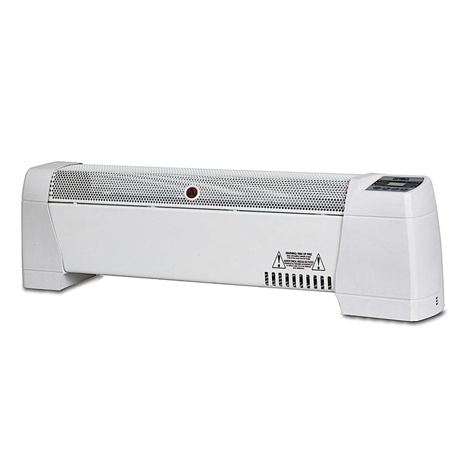 Optimus 30  Baseboard Convection Digital Display & Thermostat Heater, White