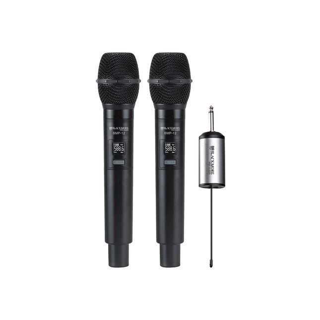Blackmore Pro Audio BMP-12 Dual Wireless UHF Microphone System