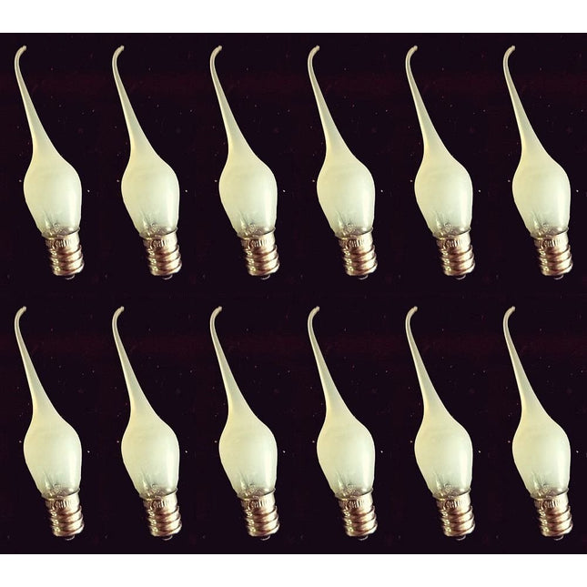 Candelabra Light Bulbs... Silicone Bulb ~ Save $ on Discount Packages of 12, 6 Watt Small, Original Quality Bulb.