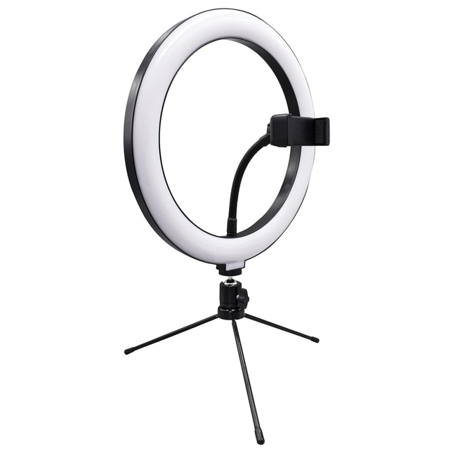 Supersonic SC-1230RGB Selfie Ring Light with Tripod Stand and Cell Phone Holder for Live Stream/Makeup with Dimmable RGB LED Colored Lighting TikTok/YouTube/Instagram/Zoom Calls
