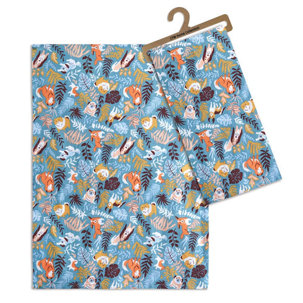 CTW 780343 Frolicking Dogs Tea Towel, 28-inch Height