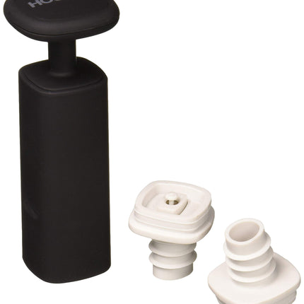 Houdini Wine Vacuum Preserver, 6 x 4 x 7 , Black