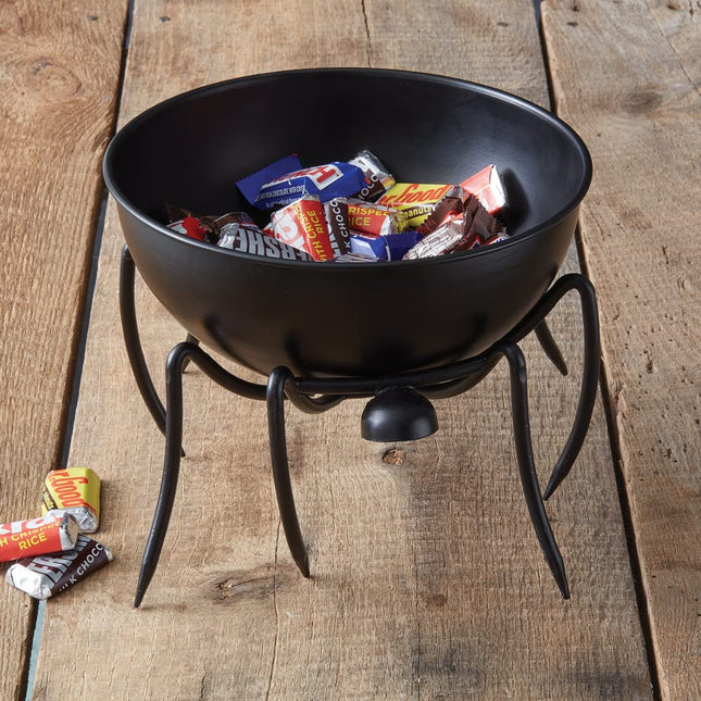 Colonial Tin Works Spider Candy Bowl, 11-inch Diameter