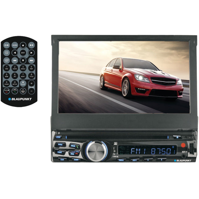 Blaupunkt AUS440 Austin 440 7" Single-DIN in-Dash DVD Receiver with Bluetooth, Black