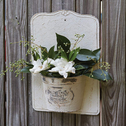 CTW Home Collection 370486 Old Town Market Wall Planter, 15-inch Height
