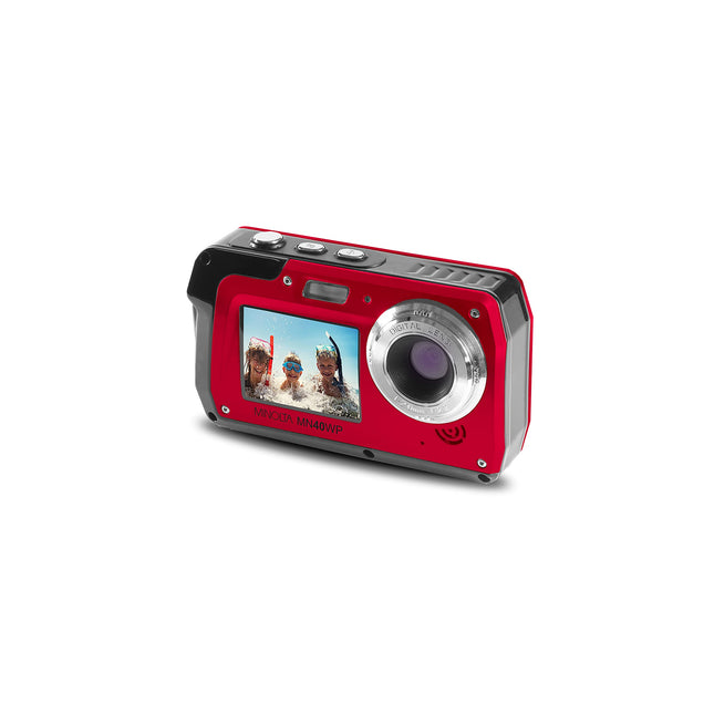 Minolta 48 MP Dual Screen Waterproof Digital Camera MN40WP