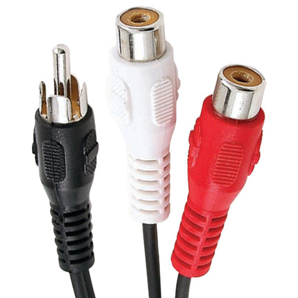 AXIS PET20-7000 RCA Y-Adapter (1 RCA Plug to 2 RCA Jacks)