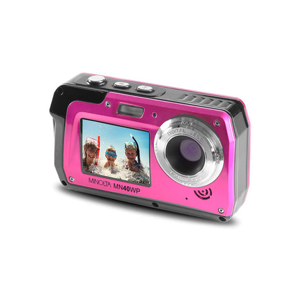 Minolta 48 MP Dual Screen Waterproof Digital Camera MN40WP