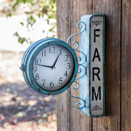 Colonial Tin Works Farm Station Clock
