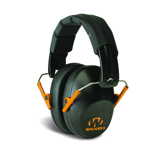 Walker's Passive Folding Muff, Black and Orange