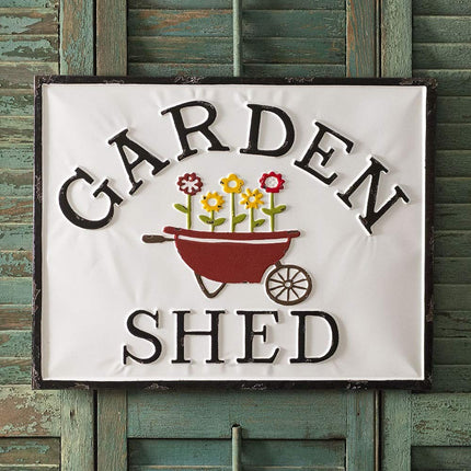 CTW Home Collection Garden Shed Metal Sign (1)