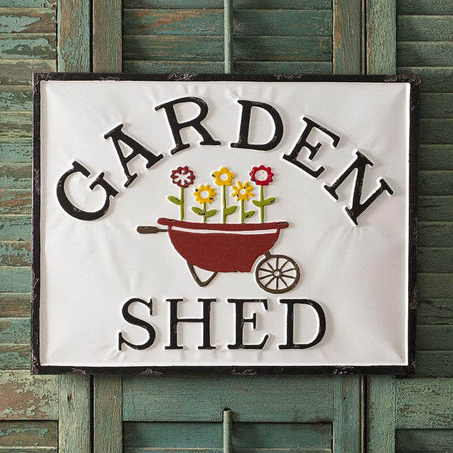 CTW Home Collection Garden Shed Metal Sign (1)