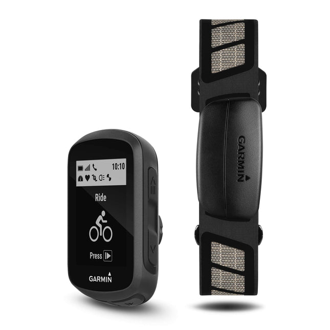 Garmin Edge® 130 Plus Bundle, GPS Cycling/Bike Computer with Sensors and HR Monitor, Download Structure Workouts, ClimbPro Pacing Guidance and More (010-02385-10)
