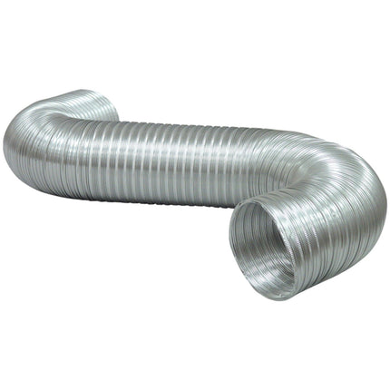 Deflect-o A045/9 Semirigid Aluminum Duct, 5-Feet, Silver