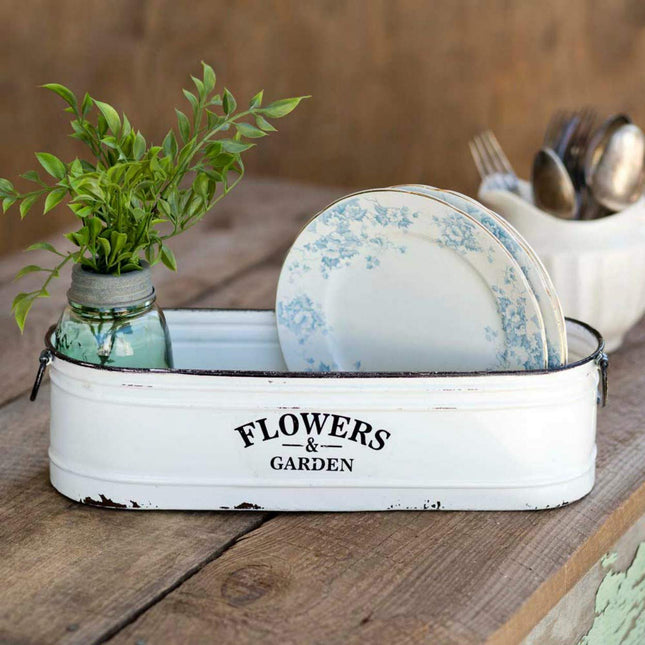 Home & Garden  Flowers and Garden  Long White Bin