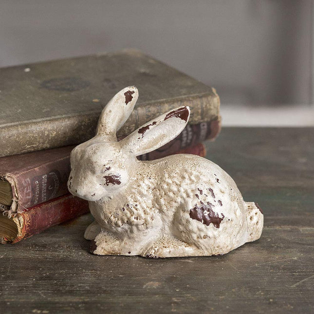 CTW Home Collection Cast Iron Bunny Statue