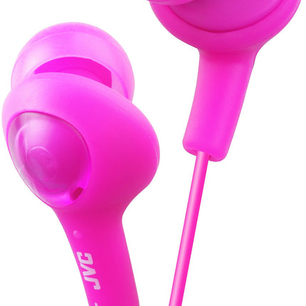 JVC HAFX5P Gumy Plus Inner Ear Headphones (Pink)