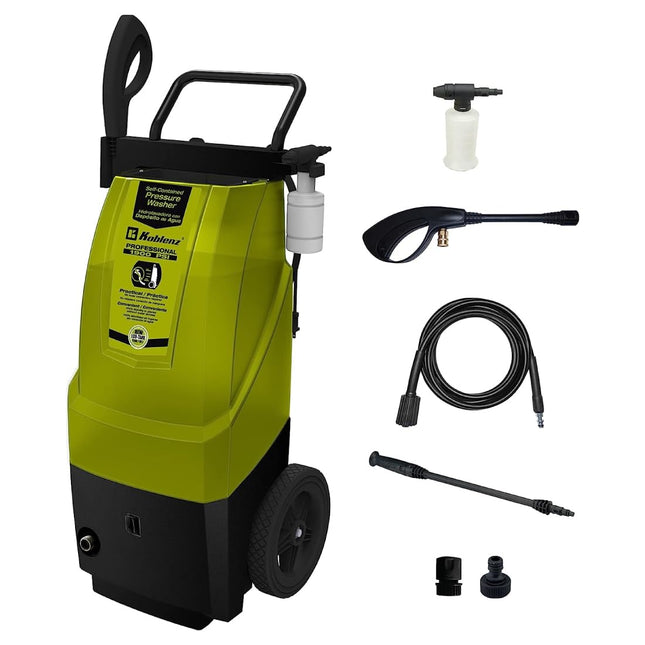 Koblenz HLT 370 1900 PSI Electric Pressure Washer, 7.92 Gallons, Green/Black