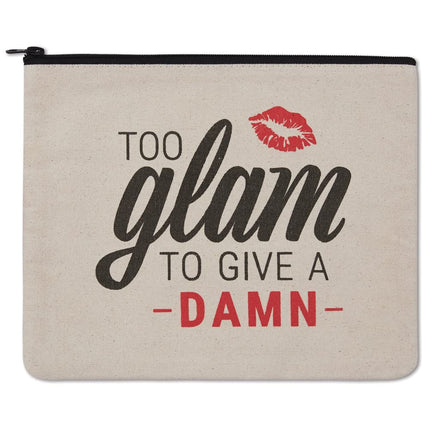 CTW Home Collection Too Glam Makeup Travel Bag, 11-inch Length, Canvas, Travel Accessories