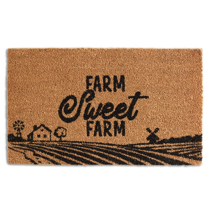 Colonial Tin Works 510574 Farm Sweet Farm Doormat, 29-inch Width