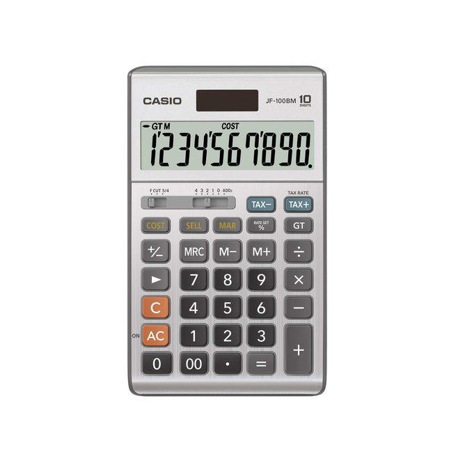 Casio Inc. JF-100BM Standard Function Calculator,Multicolor