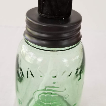 Colonial Tin Works Pint Mason Jar Soap Dispenser,Black