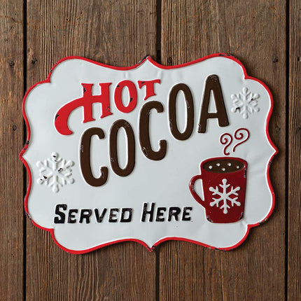 CTW 770335 Hot Cocoa Wall Sign, 14-inch Height