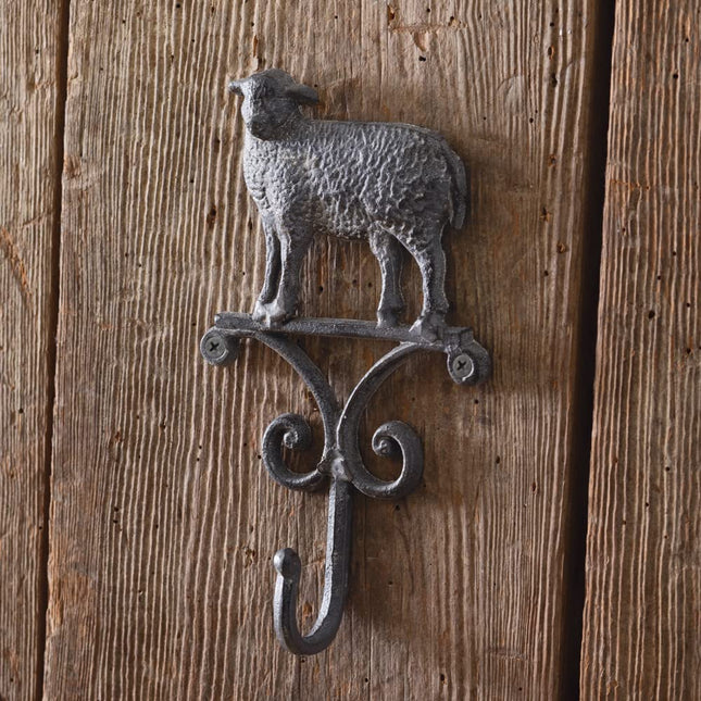 Colonial Tin Works 420204 Sheep Wall Hook, 9-inch Height