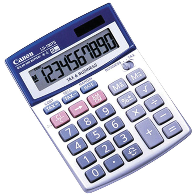 Canon Office Products LS-100TS Business Calculator, multicolor, 4 1/8 x 5 1/4