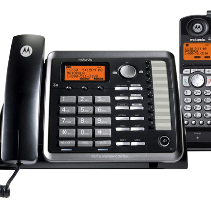 Motorola Visys 25255re2 Two-Line Corded/Cordless Phone System with Answering System