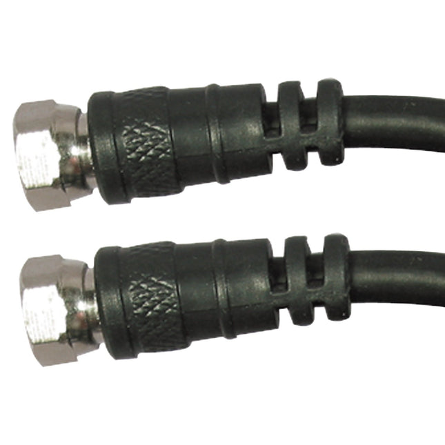Petra 205-020BK/ELR AA-139 RG59 F-to-F Screw-On Cables (12 Feet)