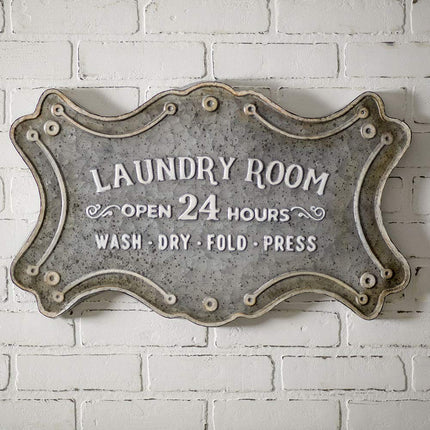 CTW Home Collection  Laundry Room Metal Sign