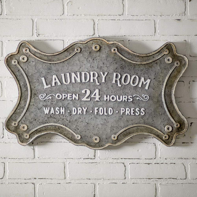 CTW Home Collection  Laundry Room Metal Sign