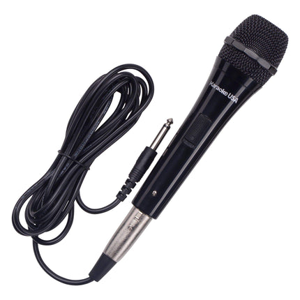 Karaoke USA M189 Professional Dynamic Microphone (Detachable Cord), Black