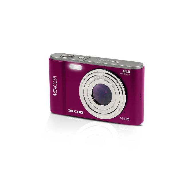Minolta MND20 44 MP / 2.7K Ultra HD Digital Camera (Magenta)