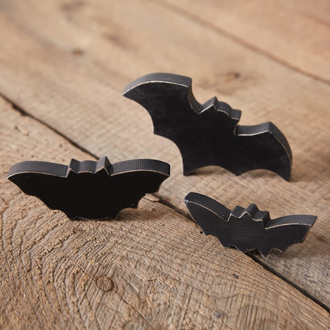 Colonial Tin Works Tabletop Bats, Wood, Set of 3