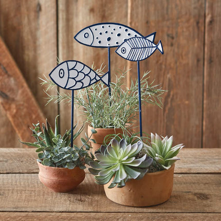 CTW 460364 Fish Garden Pick, Set of 3