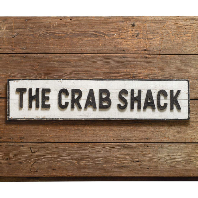 CTW Home Collection 440047 Crab Shack Wood Wall Sign