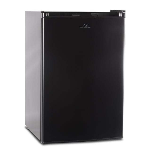 Commercial Cool CCR45B Compact Single Door Refrigerator and Freezer, 4.5 Cu. Ft. Mini Fridge, Black