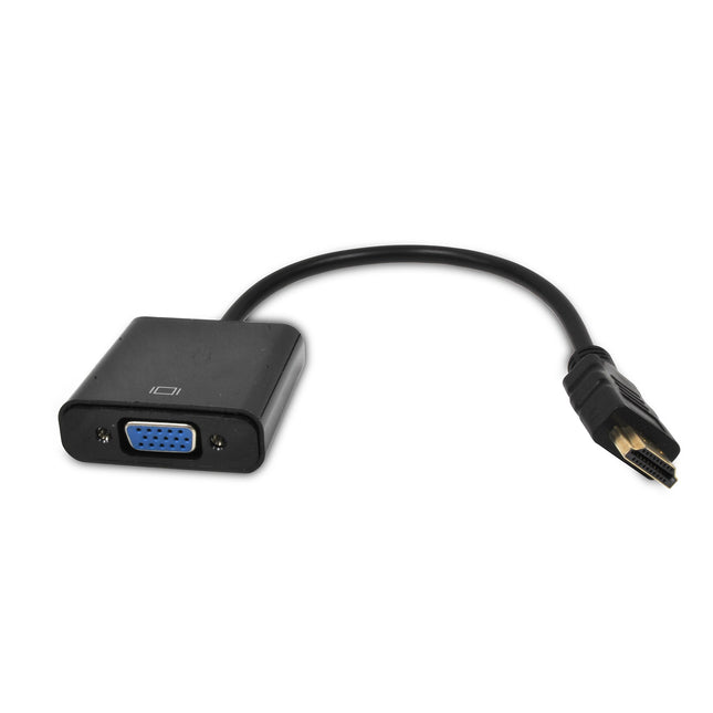 Ematic EHDVGA1034 Universal Gold-Plated HDMI to VGA Adapter (Male to Female) for Personal Computer, Desktop, Gaming, Laptop, PC, Monitor, Projector, HDTV, and More